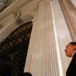 The architecture at Our Lady of the Angels, site of afternoon workshops, echoes the immensity of the proceedings.