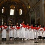 The Holy Family Chorale performs Thursday inside Our Lady of the Angels.