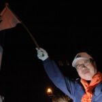 The world is turning with trust to God's mercy, as the many national flags attest at Satursday evening's Missionary Festival.