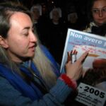 "Like John Paul II, we all have to show mercy. You show it with your life, in the small, everyday things. He carried the cross, and he smiled. That's mercy," says Antonella Laurenza of Rome, who's been keeping the memory Pope John Paul II close to her heart as she celebrates the Day 4 of the mercy congress.