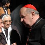 Cardinal Stanislaw Dziwisz, Archbishop of Krakow, following a brief talk he gave Saturday morning at the Basilica of St. John Lateran.