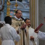 His Excellency William E. Lori, Bishop of Bridgeport, Conn., who serves as an honorary member of the U.S. Congress's national committee, celebrated Holy Mass Friday, following the plenary sessions at the Basilica of St. John Lateran in Rome.