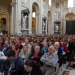 Some 7,000 people from around the world — church officials, clergy, religious, delegates, and many thousands of lay people, all of whom share a love for Divine Mercy — are attending the congress. Above, the plenary sessions get underway on Friday at the Basilica of St. John Lateran.