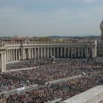 An estimated 40,000 people attended the opening Mass in St. Peter's Square.