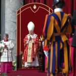 Pope Benedict XVI, during Holy Mass on April 2.