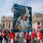 The spirit of Pope John Paul II was present during Mass. The Mass was held on the third anniversary of the death of the "Great Mercy Pope."